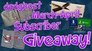 dsdghost March-April Subscriber Giveaway Winners!