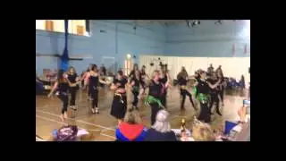 Zakoura - Indian Arabic Fusion Routine,  April 2015. Helen Sleiman's Bellydance Group