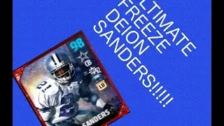 ULTIMATE FREEZE DEION SANDERS DEBUT!!! MUT 17 GAMEPLAY!
