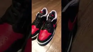 Air Jordan 312 Bred Low, Strap removed
