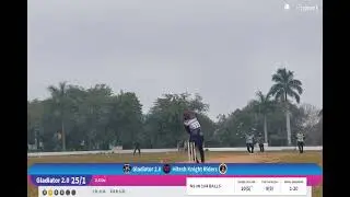 Hitesh Knight Riders vs Gladiator 2.0 live cricket match | Individual live - nitm college naga ji G