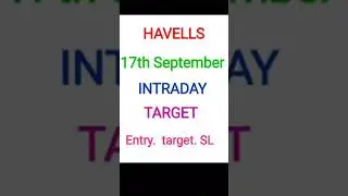 havells share price next target //INTRADAY stock for tomorrow #havells