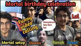 Mortal birthday celebration | Funny video calling with owasis | Instagram live