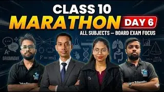 Class 10 Marathon Day 6 🔥 | All Subjects | Board Exam Focus