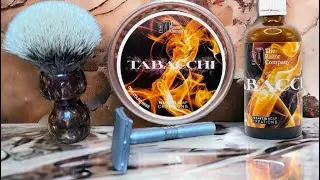 TABACCHI by Master Soap Creations & The Razor Company Review 🪒 YAQI GHOST Ti Safety Razor