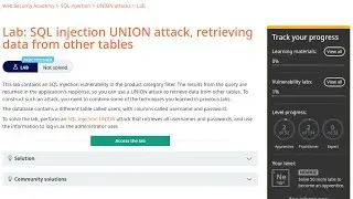 Web Security Academy | SQLi | 5 - Retrieve Data from other Tables