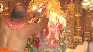 Live Siddivinayak Abhishek Pooja Shree Siddhivinayak Temple Live  M Production Spiritual Mumbai
