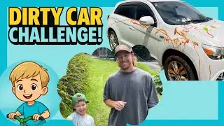 Dirty Car Challenge! Mystery Monkey vs Crocodile Box Challenge | Bodie&rsquo;s Backyard | Kids Fun