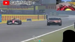 Bugatti Chiron vs Ferrari F1 &ndash; Speed Ka Asli Boss Kaun? #ferrarif1 #bugattichiron #carinfongp