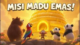 Kekuatan Persahabatan: Misi Mencari Madu di Hutan Lebat LIVE! | Kartun Anak Edukasi