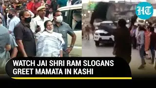 Mamata Banerjee faces protest in Varanasi; Greeted with black flags, 'Jai Shri Ram' slogans