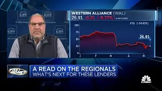 Western Alliance's stock trading flat is a good sign for regional banks, says KBW's David Konrad