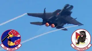 F-15E Strike Eagle quick climb departures CARD and GINIS flights - RAF Lakenheath 5th Nov 2021