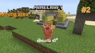 Mining area in Minecraft Survival series in Telugu #gamingintelugu #minecraftintelugu #telugugamer 