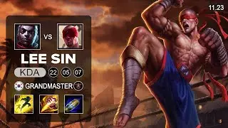 DRX Pyosik Lee Sin Jungle vs Ekko - KR Grandmaster - PreSeason 12 Patch 11.23