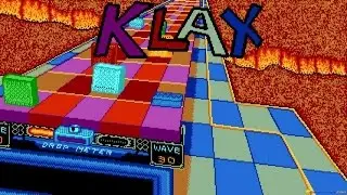 Klax gameplay (PC Game, 1989)