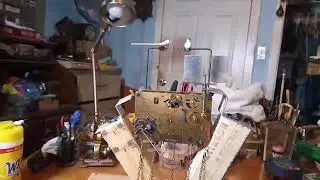 Clock movement stand Test 1. (See description). Inked20220906 171904