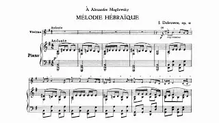 Issay Dobrowen: M&eacute;lodie h&eacute;bra&iuml;que, Op. 12