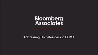 Addressing Homelessness in CDMX
