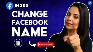 How to CHANGE Your NAME on FACEBOOK in 36 S