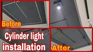 How to Install Cylinder Light on Ceiling with 25mm Pipe - Step-by-Step Guide