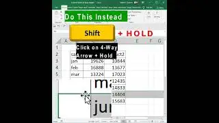 BEST way to move rows in Excel