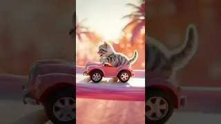 Running Cat 😺😺🐈 #bossbaby #scoobydoo #funnyvideo #ai #famous #cat #cute #foryou #kitten #aliendance