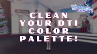 CLEAN YOUR PALETTE - How to Delete Saved Colors in Dress To Impress