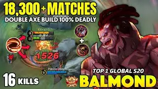 18,325 MATCHES !! BALMOND BEST BUILD 2021 ~ BALMOND TOP GLOBAL ~ BALMOND MOBILE LEGENDS