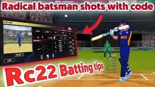Rc22 Shot Map Preset Settings|Real Cricket 22 Batting Tips Rc22