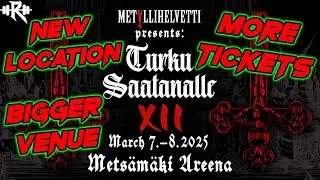 Turku Saatanalle XII - event relocated and more tickets available