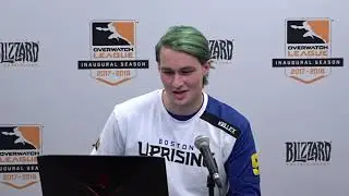 Player Q&A  Kellex   Boston Uprising   Stage 3 Week 3 Day 3 OverwatchLeague