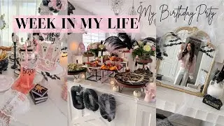 A Week in My Life:🎀Cleaning, Decorating, Birthday Prep & Gifts | Birthday Setup & Home Vlog🎂