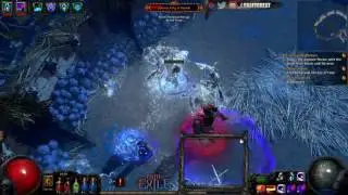 Blight, Deresso fight Path of Exile