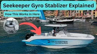 Объяснение принципа работы стабилизатора качки Seakeeper. Демонстрация.