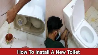 How To Install A English Western Toilet Fitting | New WC Toilet Fitting