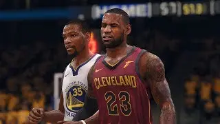 NBA Live 18: Cavs vs Warriors - EPIC COME BACK - No Commentary Just Arena Sounds