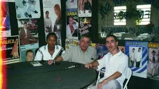 Sol&oacute;n Tadeu Pereira com Raul Machado em 2001