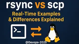 rsync vs scp | Real-Time use cases & Differences Explained | Linux File Transfer Tutorial
