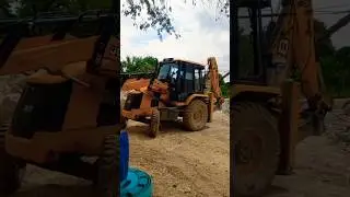 JCB का खतरनाक STUNT #jcb #ytshorts #automobile #xcavator #excavator #heavyequipment #viral #viral