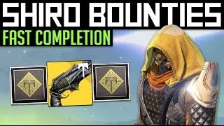 Destiny | HOW TO FARM SHIRO-4 BOUNTIES! - Fast Reputation & Thorn Quest (Rise of Iron)