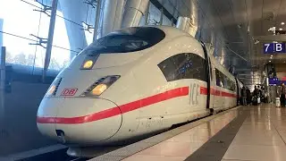 ICE 3 DB BR403 departing Frankfurt Fernbahnhof