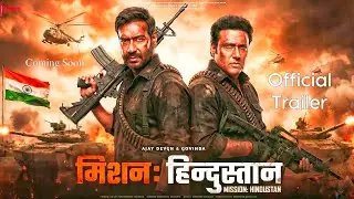 Mission Hindustan Official Trailer Reaction | Ajay Devgn & Govinda Army Action Film | 🎥 🇮🇳