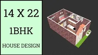 14 x 22 House Plan ll 300 Sqft House Design ll 14 x 22 Ghar Ka Naksha ll 14 x 22 Home Design