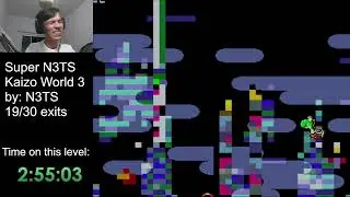 Super N3TS Kaizo World 3 blind playthrough - part 2