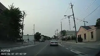 Driving on Willowdale avenue in Toronto