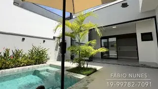 ( VENDIDA ❌)Casa Térrea a venda Cond Laguna em Indaiatuba SP com 194 m2 privativo | 3 suítes |