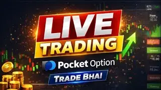 Quotex vs Pocket Option 🔴 LIVE Trading Today | Free Signals | Trade Bhai  #binarytrading