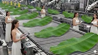SOCK: Inside India's Largest And Most Technologically Advanced Banana Leaf Processing Plant.