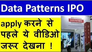 Data Patterns IPO Review